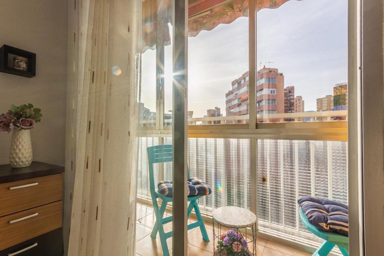 2Br Flat - Aircon - 5 Min Walk To Benidorm Beach Appartement Buitenkant foto
