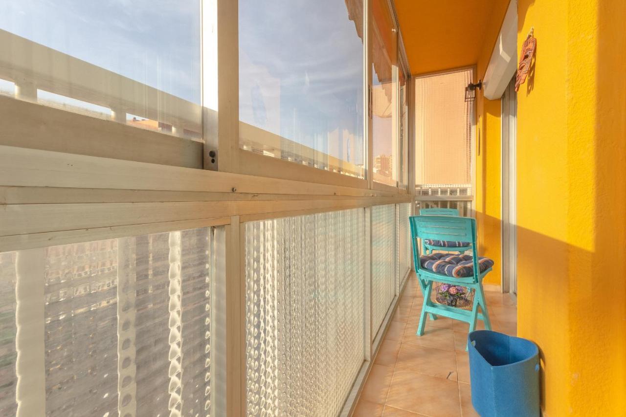 2Br Flat - Aircon - 5 Min Walk To Benidorm Beach Appartement Buitenkant foto