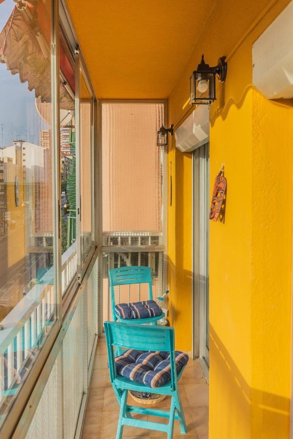 2Br Flat - Aircon - 5 Min Walk To Benidorm Beach Appartement Buitenkant foto