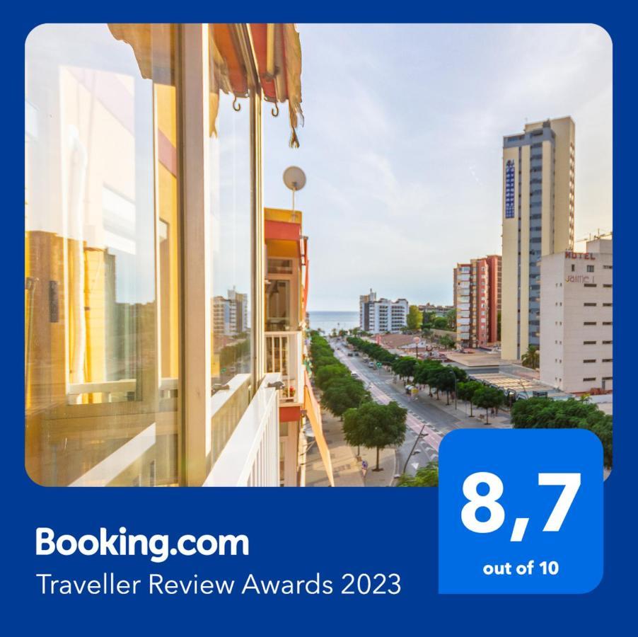 2Br Flat - Aircon - 5 Min Walk To Benidorm Beach Appartement Buitenkant foto
